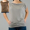 AtoZ Women's Cowl Neck Sleeveless Top