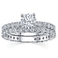 14k White Gold 2 1/2ct TDW Diamond Bridal Ring Set (G-H, SI1-SI2)