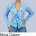 Kaelyn Max Women's Junior's Ruffled Blouse