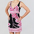 Wishes Women's Junior's Sleeveless V-neck Dress