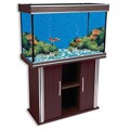 Nautilus Collection 75-gallon Walnut Aquarium and Stand
