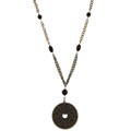 Charming Life Chinese Zodiac Black Onyx 24-inch Necklace