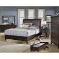 Urban Loft Chocolate Brown King-size Storage Bed