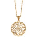 Caribe Gold 14k Gold over Sterling Silver 18-inch Laguna Necklace