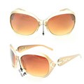 Women's 1119 Gold Two-tone Fashion Sunglasses