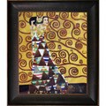 Klimt 'Expectation' Hand-painted Framed Canvas Art