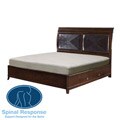 Spinal Response Aloe 8-inch Queen-size Smooth Top Memory Foam Mattress