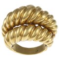 18k Yellow Gold Twisted Cable Estate Ring