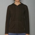 Liz Clairborne Women's Brown Active French Terry Jacket