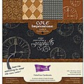 Darice Core Impressions Graphic 45 12x12-inch Embossed Cardstock