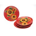 Certified International Sun Blossom 11-in Dinner Plates (Set of 4)