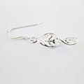 Sterling Silver Twisted Leaf Earrings (Thailand)