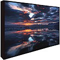 Maciej Duczynski 'Icelandic Sunset' Gallery-wrapped Canvas Giclee Art