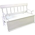 Levels Of Discovery Simply Classic White Storage Bench Seat