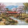 Paint By Number 'Covered Bridge' Kit