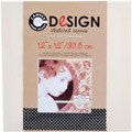 Stretched Natural Cotton Canvas (12 x 12)