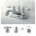 Restoration Chrome 4-inch Center Bathroom Faucet