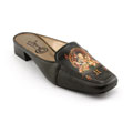 Icon Women's 'Carole-2' Leather Heeled Open-back Mules