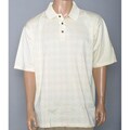 Aureus Men's Fossil Tonal Argyle Mercerized Golf Polo