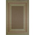 Sonoma Moss Green Border Rug (3'3 x 4'11)