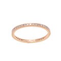10k Rose Gold 1/3ct TDW Diamond Eternity Wedding Band (H-I, I2)