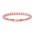 10k Rose Gold 1/3ct TDW Diamond Eternity Wedding Band (H-I, I2-I3)