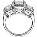 14k White Gold 1ct TDW Princess Diamond Engagement Ring (H-I, I1-I2)