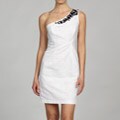 London Times Women's Embellished One-shoulder Dress