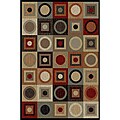 Multi Abstract Rug (5' x 7')