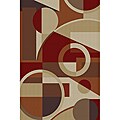 Multi Abstract Rug (5' x 7')