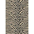 Multi Collection Ivory Area Rug (7'6 x 9'10) 