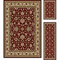 Multi Collection Set of 3 Area Rugs (5' x 7', 2' x 5', 2' x 3')
