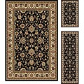 Multi Collection Set of 3 Area Rugs (5' x 7', 2' x 5', 2' x 3')