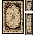 Multi Collection Set of 3 Area Rugs (5'x7', 2'x5', 2'x3')