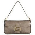 Fendi Leather Baguette Shoulder Bag