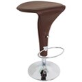 LumiSource Brown Poise Hydraulic Barstool