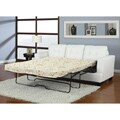 Diamond White Bonded Leather Sleeper