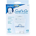 Free connected guide for Can Bottle Milk Gerber Seal 'n Go 45-count Breast Milk Storage Bag Packages (Pack of 4)