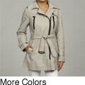 Kenneth Cole Women's Belted Front Trench