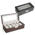 Genuine Leather 5-slot Watchbox