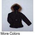 London Fog Big Girl's Belted Fashion Coat FINAL SALE
