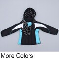 London Fog Big Girl's 2-piece Polka-dot Scarf Jacket FINAL SALE