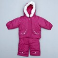 London Fog Girl's Faux Fur Hooded Snowsuit FINAL SALE