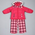 Osh Kosh Girl's 2-pc Cherry Pink Snowsuit FINAL SALE