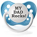 Personalized Pacifiers Blue My Dad Rocks Pacifier