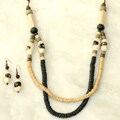 Puca and Shaped Hardwoods 2-layer Jewelry Set (Philippines)