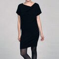 Grace Cashmere Women's Drape Cowl Neck Dress FINAL SALE