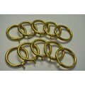 Solid Brass 2.5-inch Drapery Rings (Pack of 10)