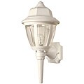 Transitional 1-light White Outdoor Wall Light