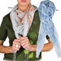 Floral Print Square Scarf (India)